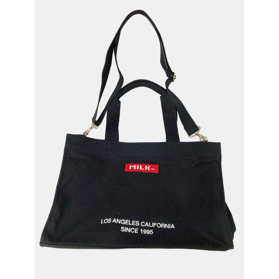 MILK FED. ミルクフェド トートバッグ ONE SIZE ブラック メンズ レディース | 