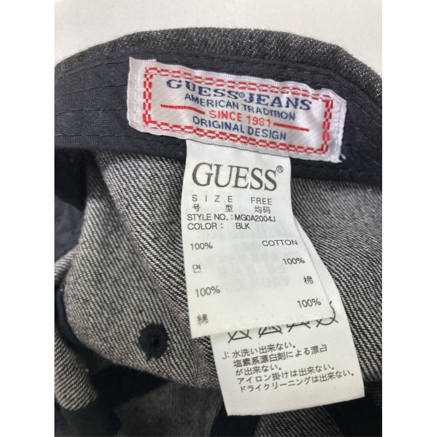 GUESS ゲス キャップ FREE ブラック コットン ベースボール メンズ レディース | GUESS | 05