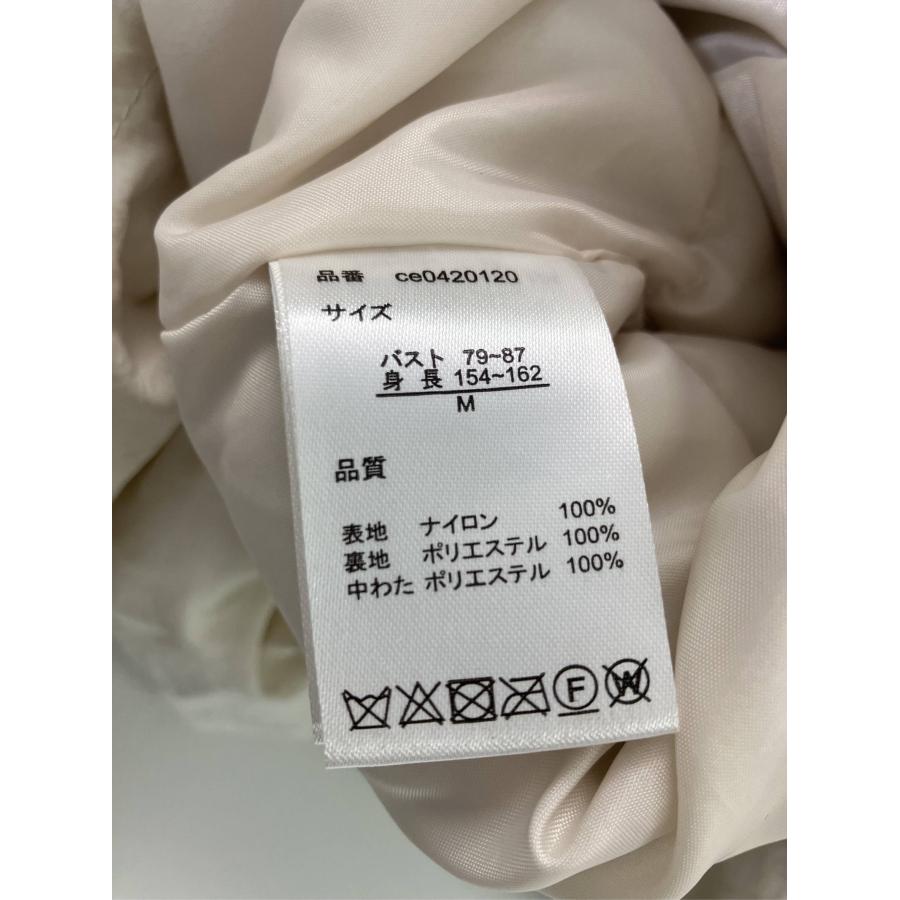 JaVa ジャバ ブルゾン M アイボリー ナイロン 無地 ワンポイント ブランドロゴ ミドル丈 フードなし ボタン留め レディース |  | 03