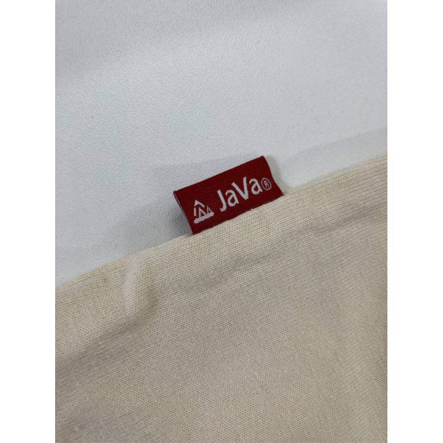 JaVa ジャバ Tシャツ/カットソー L ベージュ 前面プリント ブランドロゴ ミドル丈 半袖 クルーネック(丸首) メンズ レディース |  | 02