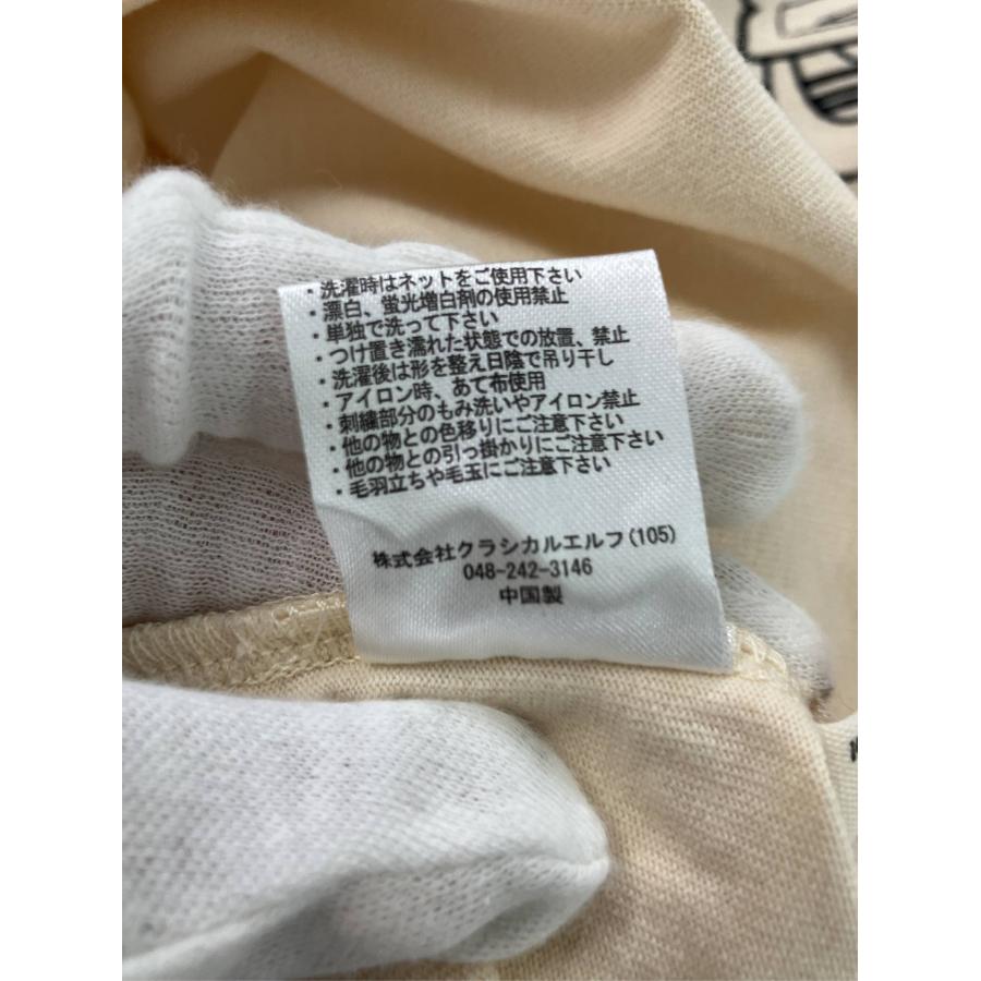 JaVa ジャバ Tシャツ/カットソー L ベージュ 前面プリント ブランドロゴ ミドル丈 半袖 クルーネック(丸首) メンズ レディース |  | 05