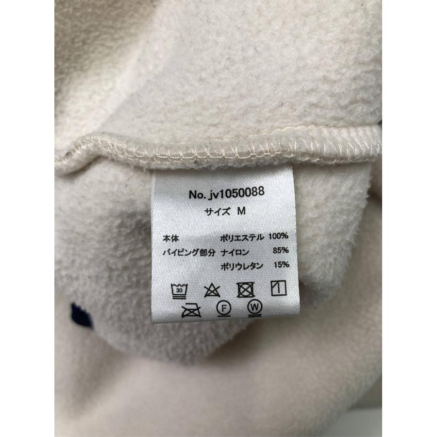 JaVa ジャバ トップス M ベージュ ボア ナイロン 無地 ワンポイント ブランドロゴ ミドル丈 メンズ レディース |  | 03