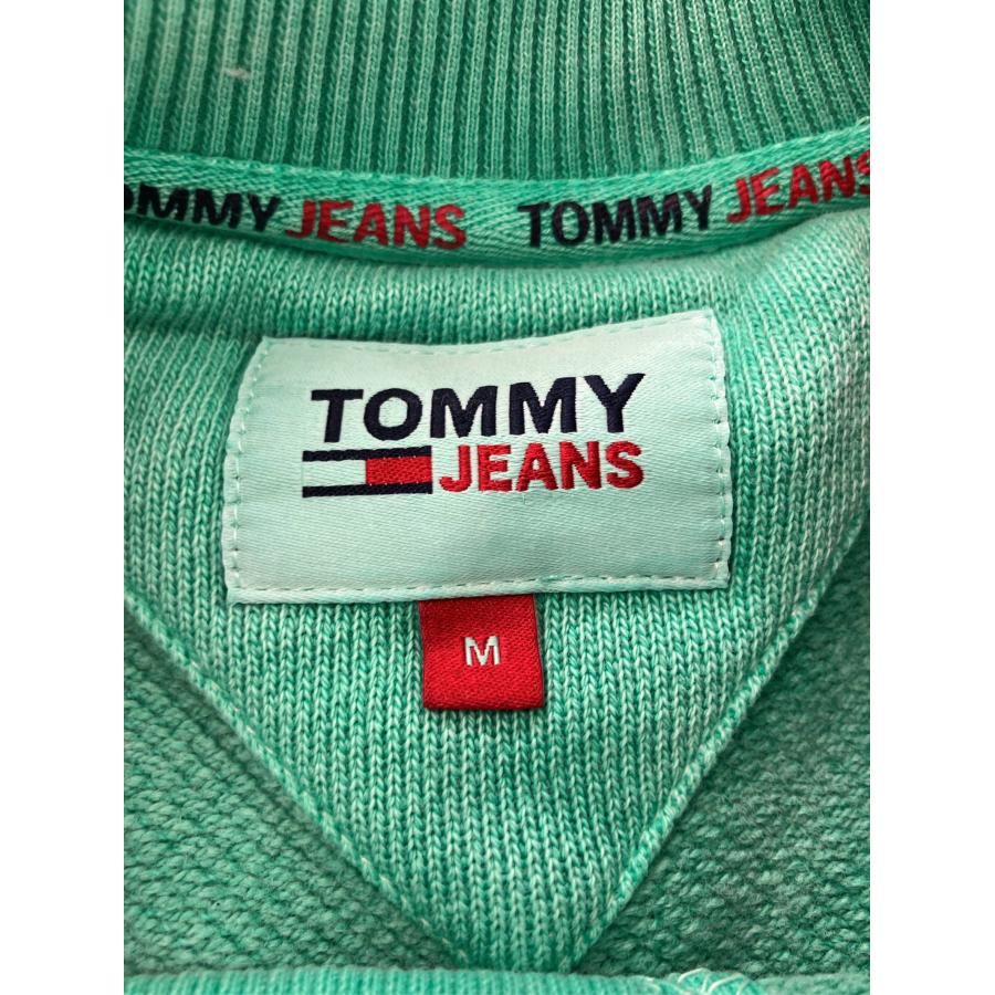 TOMMY JEANS トミージーンズ スウェット M グリーン コットン スウェット 前面プリント バックプリント ワンポイント メンズ レディース | TOMMY JEANS | 02