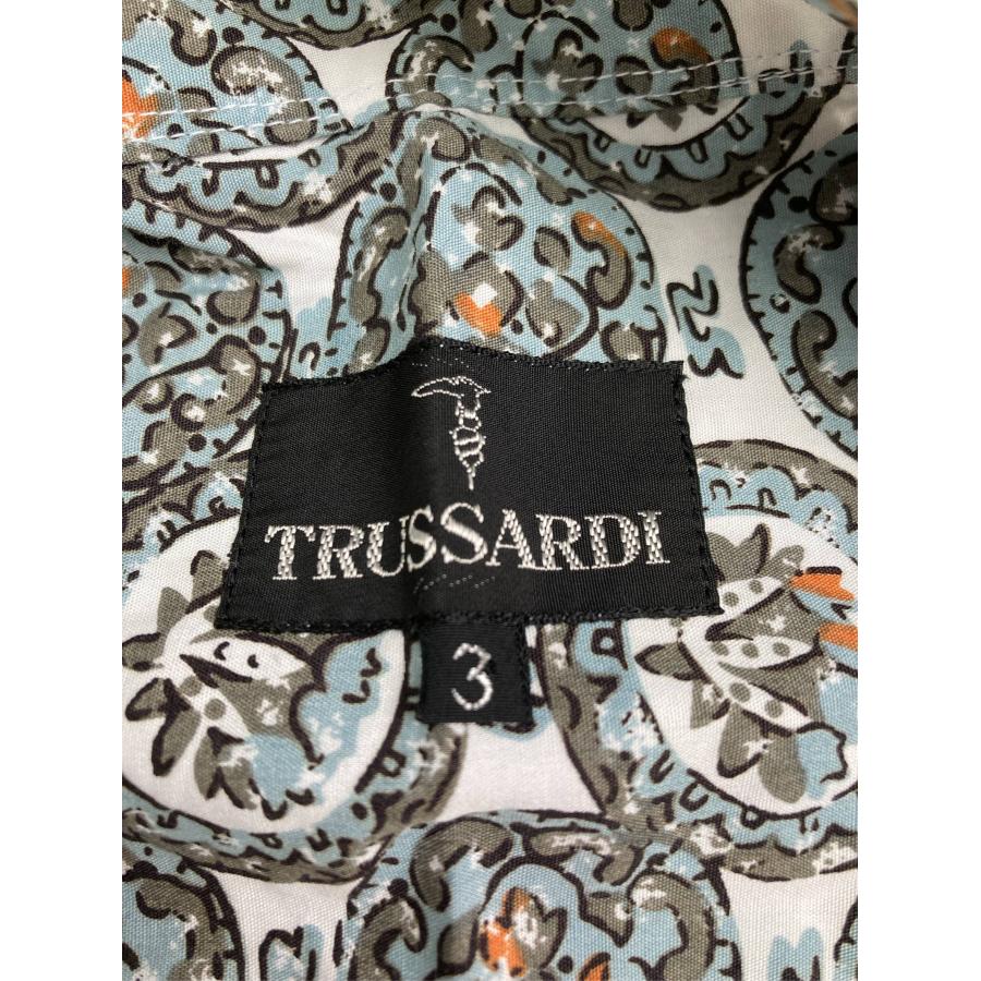 TRUSSARDI トラサルディ シャツ/ブラウス 3 コットン シルク その他総柄 ミドル丈 半袖 レギュラーカラー メンズ | TRUSSARDI | 02