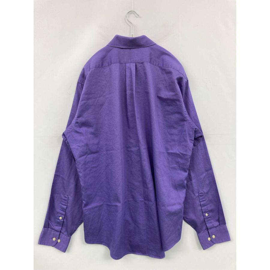 ARROW アロー ビジネスシャツ XLARGE パープル コットン 無地 長袖 レギュラーカラー メンズ |  | 01