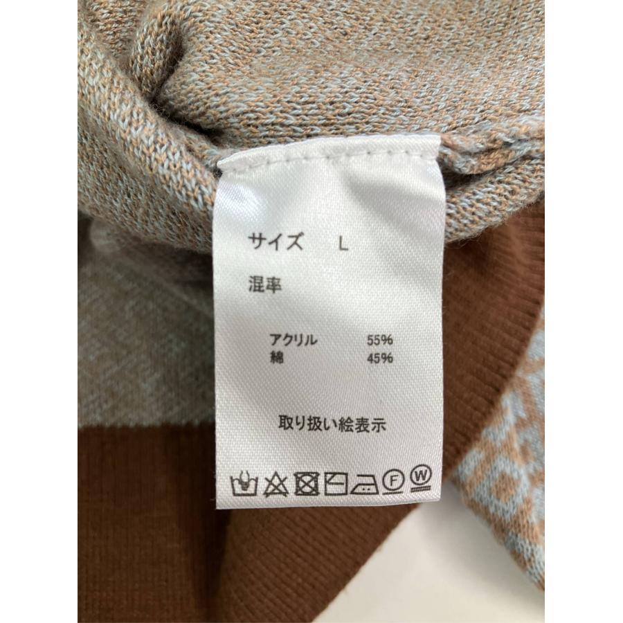 EMMA CLOTHES エマクローズ ポロシャツ L ブラウン 無地 その他総柄 半端袖 長袖 メンズ レディース | EMMA CLOTHES | 04