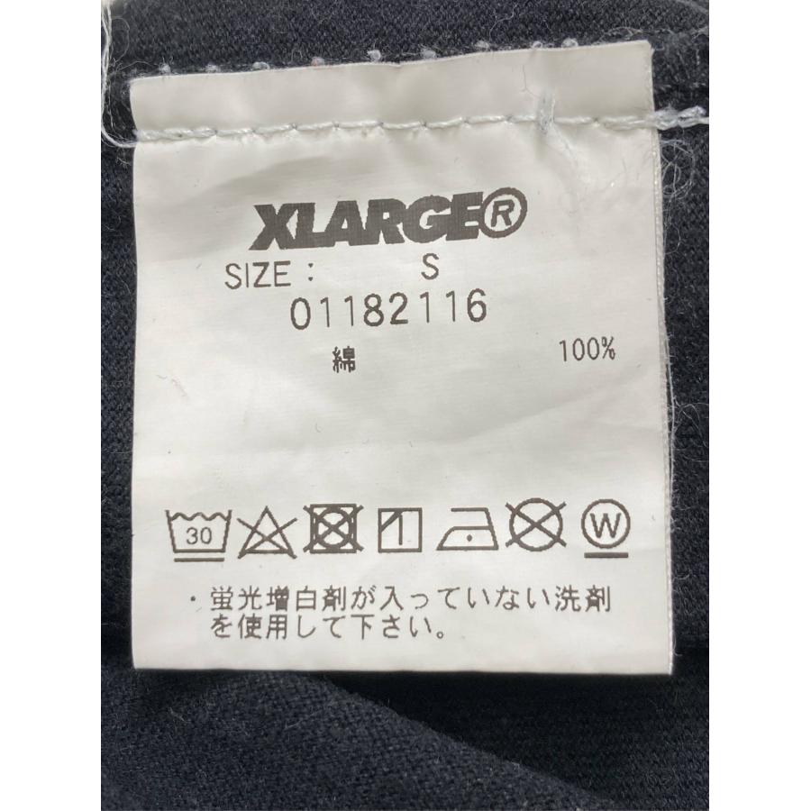 XLARGE エクストララージ Tシャツ/カットソー S ブラック 前面プリント ブランドロゴ ミドル丈 半袖 メンズ レディース | XLARGE | 04