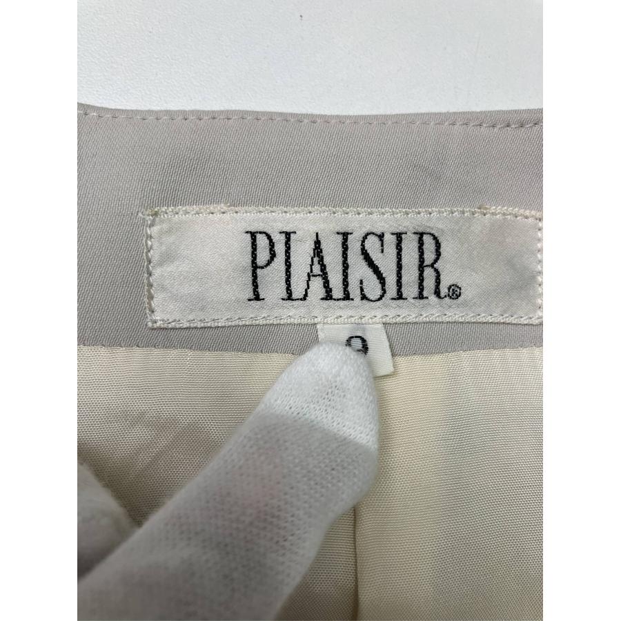 Plaisir femme ノーカラージャケット 9 ベージュ 無地 レース ミドル丈 レディース |  | 02