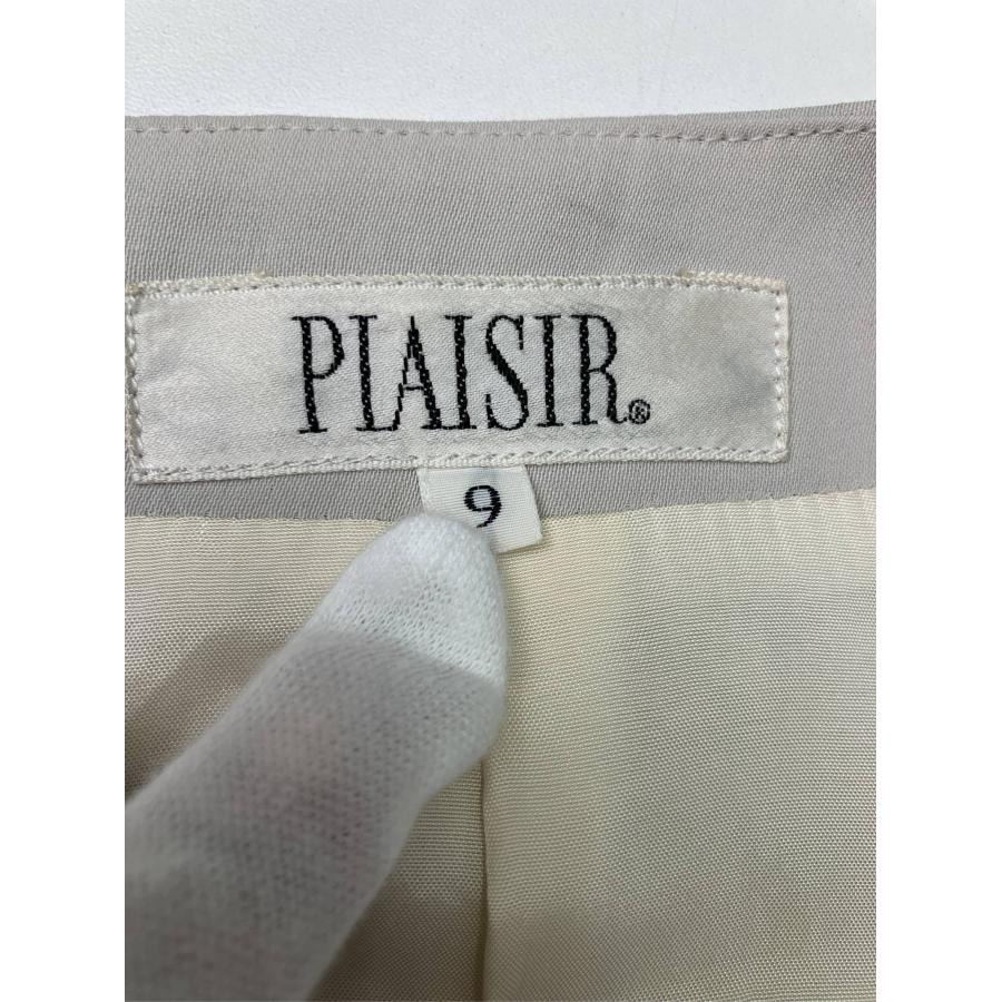 Plaisir femme ノーカラージャケット 9 ベージュ 無地 レース ミドル丈 レディース |  | 03