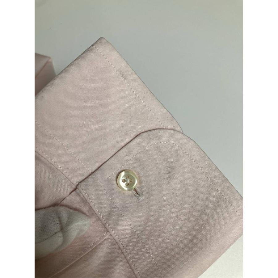 Brooks Brothers ビジネスシャツ 16 1/2-35 ピンク コットン 無地 長袖 レギュラーカラー メンズ |  | 08