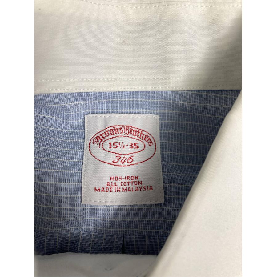 Brooks Brothers ビジネスシャツ 15 1/2-35 ブルー コットン ストライプ柄 長袖 レギュラーカラー メンズ |  | 02