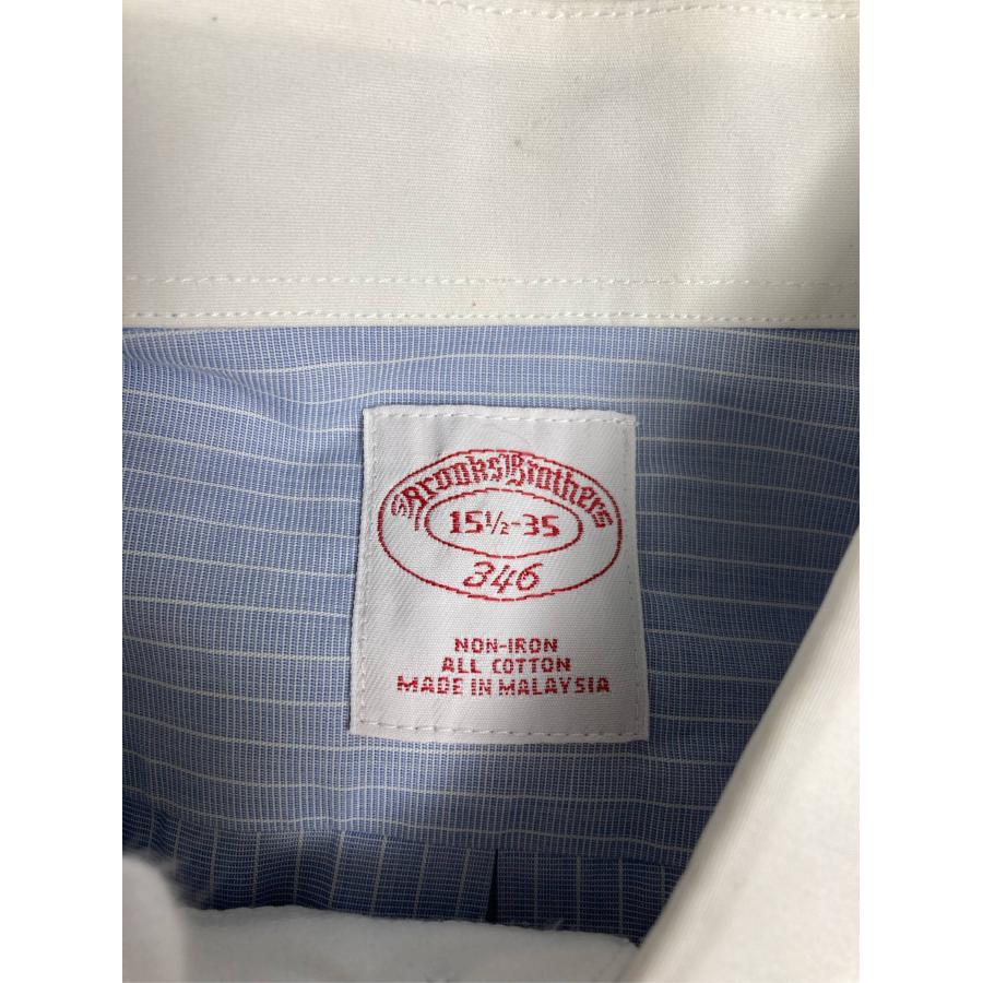 Brooks Brothers ビジネスシャツ 15 1/2-35 ブルー コットン ストライプ柄 長袖 レギュラーカラー メンズ |  | 03