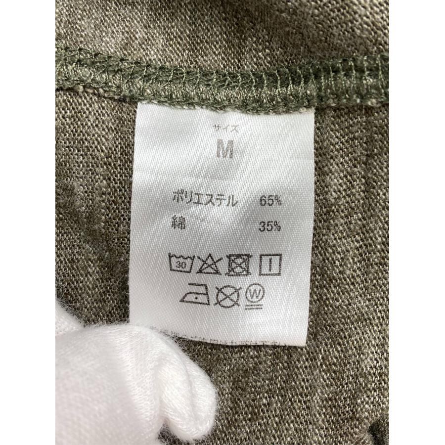 AKM Tシャツ/カットソー M ブラウン Vネック 半袖 ミドル丈 無地 ワンポイント メンズ | AKM | 03