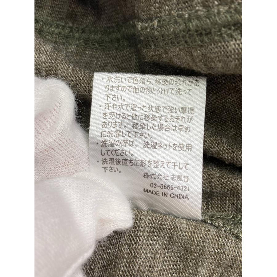 AKM Tシャツ/カットソー M ブラウン Vネック 半袖 ミドル丈 無地 ワンポイント メンズ | AKM | 04