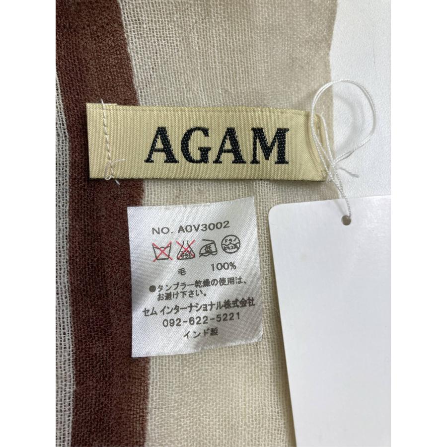 AGAM ストール/ショール ウール・ニット ストライプ柄 フリンジ メンズ レディース |  | 03