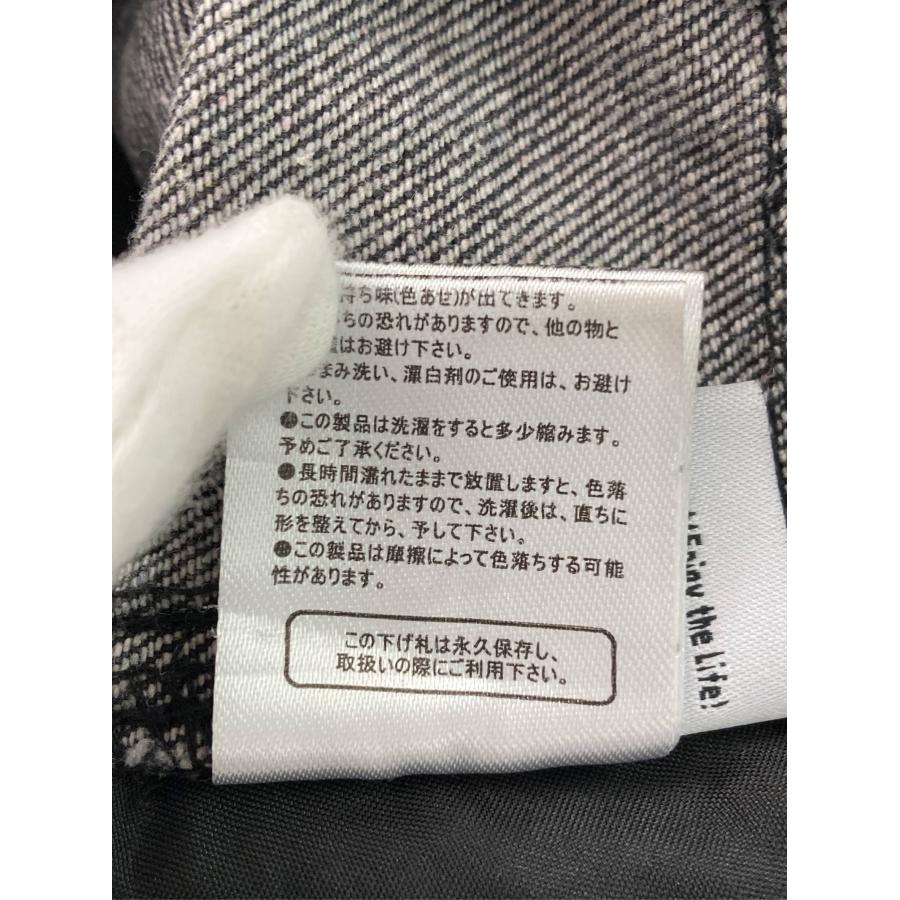 JaVa ジャバ デニムパンツ L ブラック フルレングス 無地 ワンポイント ワイド・ルーズ ストレート ウエストゴム・紐 ヴィンテージ レディース |  | 08