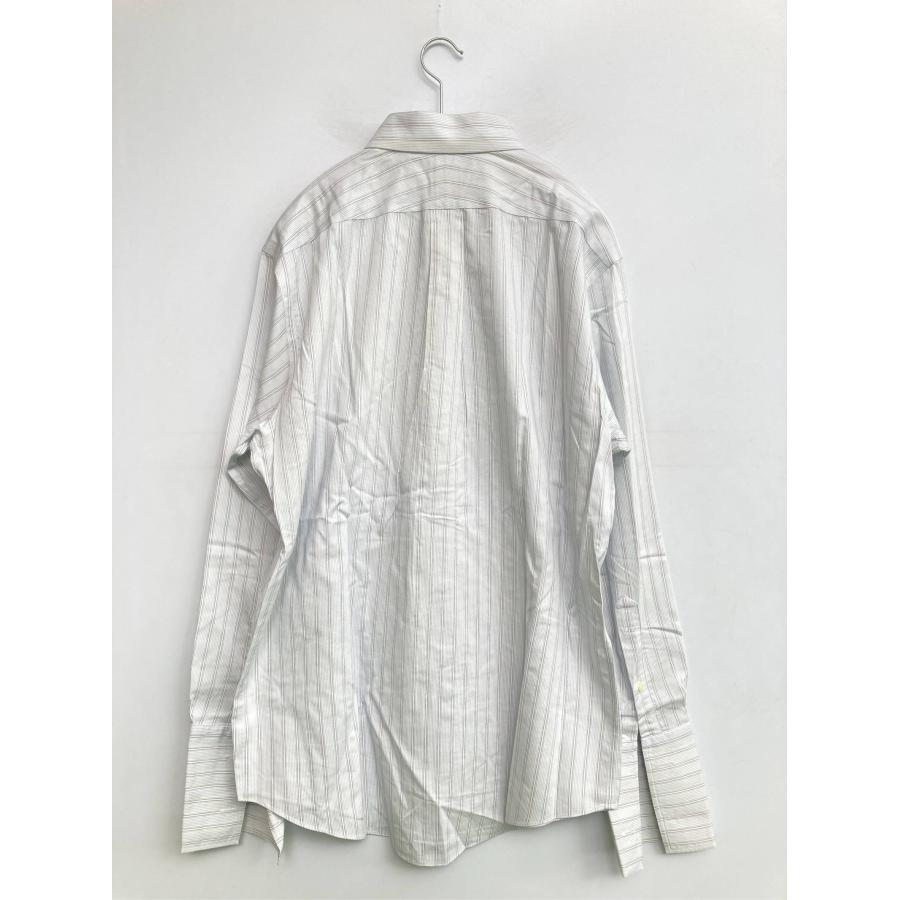 Brooks Brothers ビジネスシャツ 15 1/2-34 ホワイト コットン ストライプ柄 長袖 レギュラーカラー メンズ |  | 01