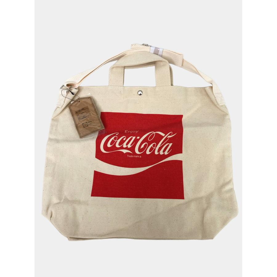 Coca Cola コカコーラ トートバッグ アイボリー メンズ レディース | Coca Cola