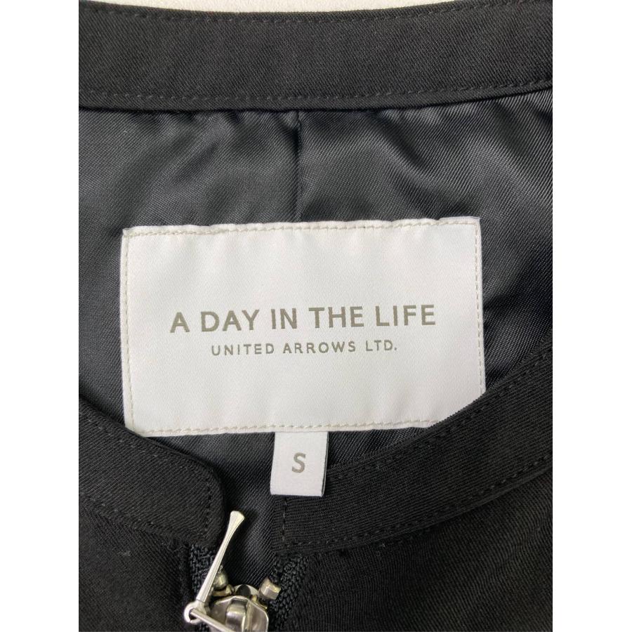 A DAY IN THE LIFE UNITED ARROWS アデイインザライフユナイテッドアローズ ノーカラージャケット S ブラック レディース |  | 02