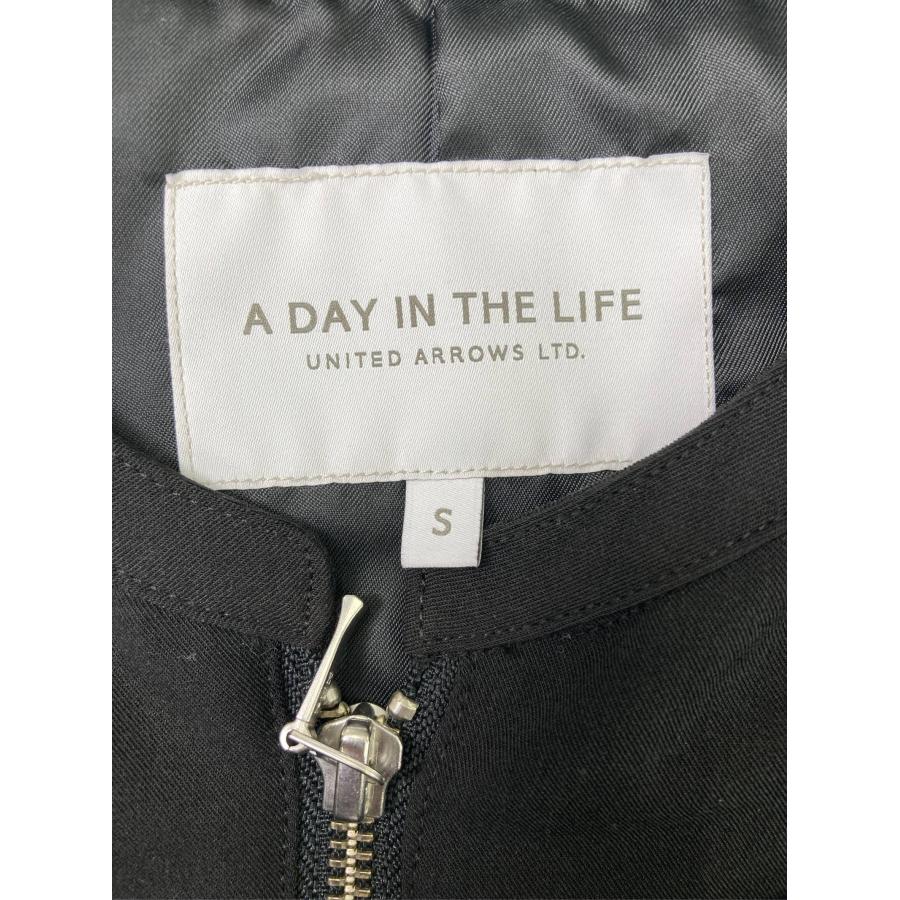 A DAY IN THE LIFE UNITED ARROWS アデイインザライフユナイテッドアローズ ノーカラージャケット S ブラック レディース |  | 03