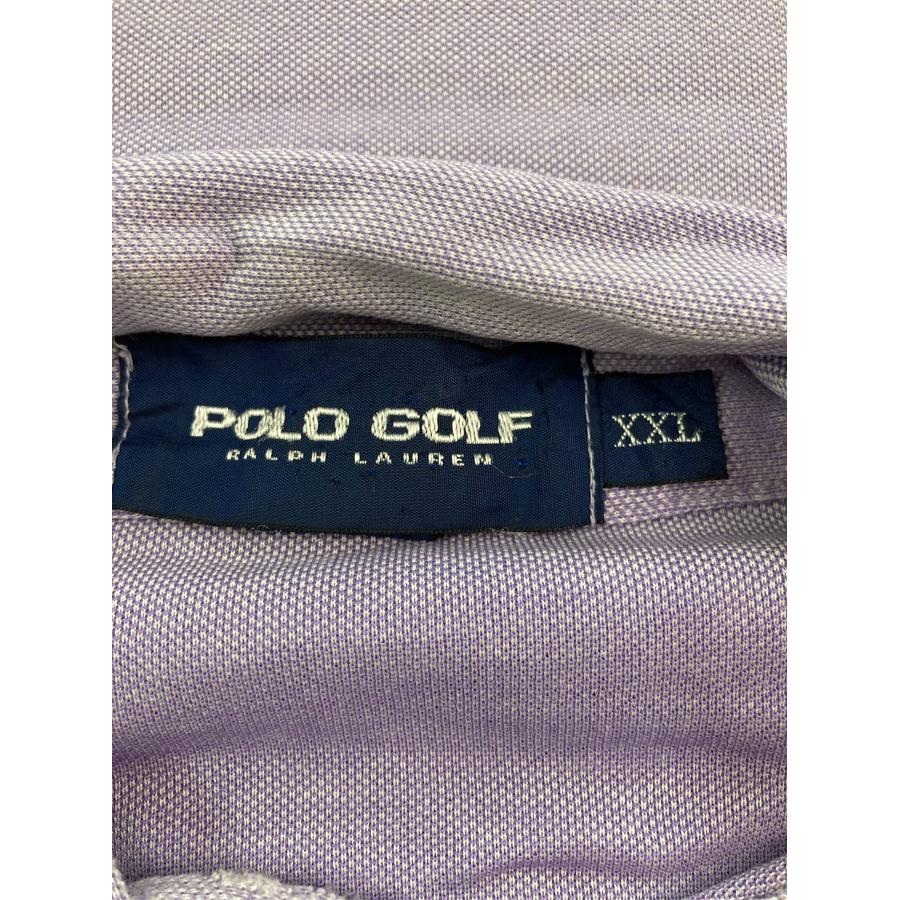 POLO GOLF RALPH LAUREN ポロゴルフラルフローレン ポロシャツ XXL パープル 無地 ワンポイント 刺繍 半袖 メンズ |  | 03