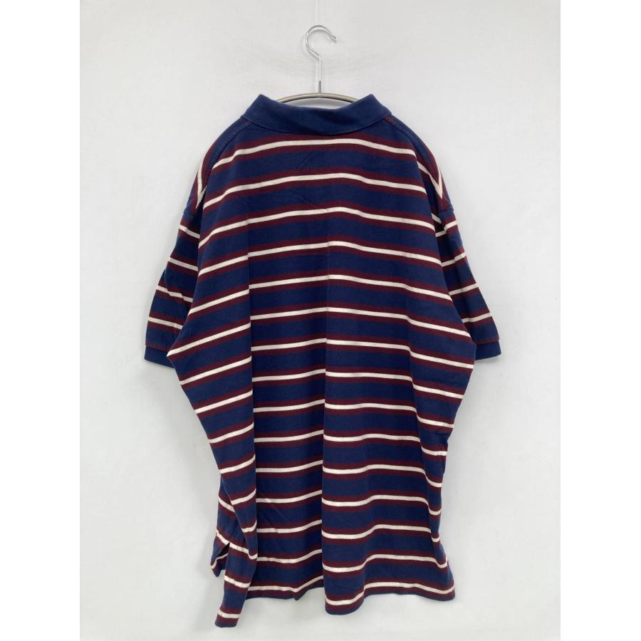 Polo by Ralph Lauren ポロバイラルフローレン ポロシャツ XXL ネイビー ボーダー柄 ワンポイント ブランドロゴ 半袖 メンズ |  | 01