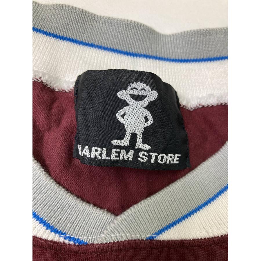 HARLEM STORE Tシャツ/カットソー レッド バックプリント ワンポイント ブランドロゴ ミドル丈 半袖 半端袖 メンズ レディース |  | 02