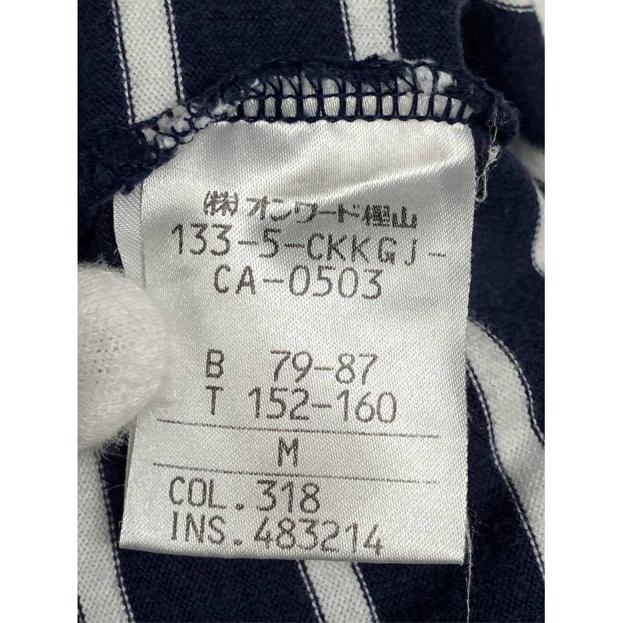 J.PRESS ジェイプレス Tシャツ/カットソー M ネイビー ボーダー柄 ミドル丈 長袖 ボートネック レディース | J.PRESS | 04