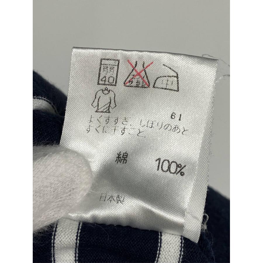 J.PRESS ジェイプレス Tシャツ/カットソー M ネイビー ボーダー柄 ミドル丈 長袖 ボートネック レディース | J.PRESS | 05