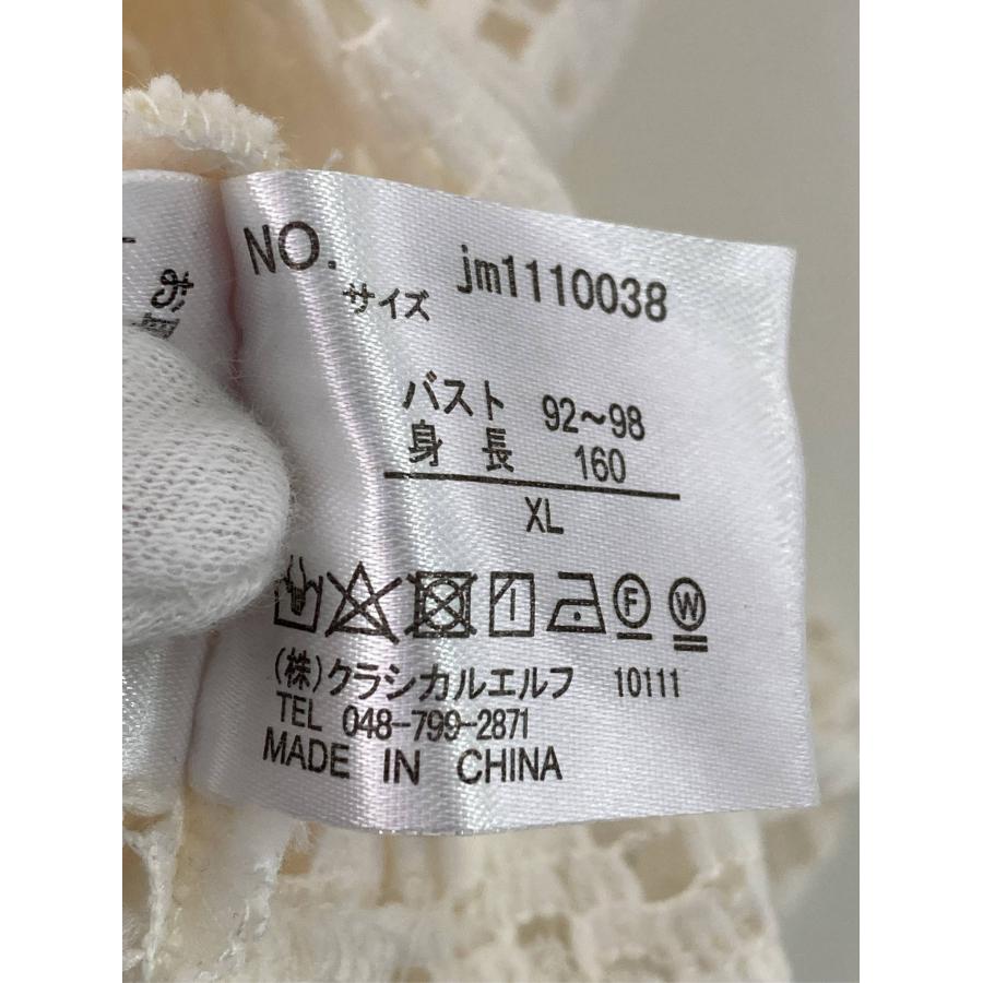 JaVa ジャバ シャツ/ブラウス XL アイボリー コットン レース ミドル丈 半袖 レギュラーカラー レディース |  | 03