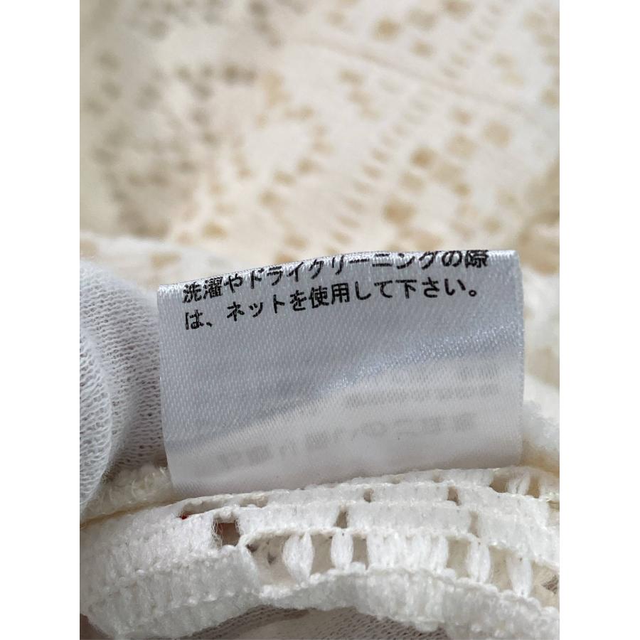 JaVa ジャバ シャツ/ブラウス XL アイボリー コットン レース ミドル丈 半袖 レギュラーカラー レディース |  | 06