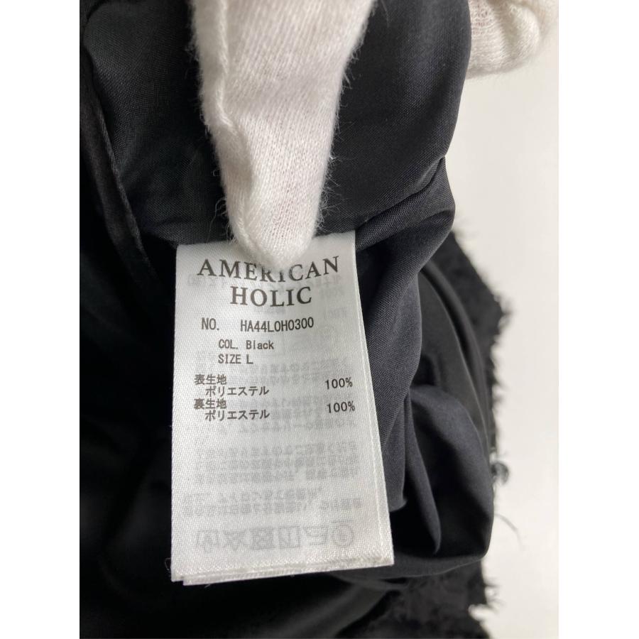 AMERICAN HOLIC アメリカンホリック ワンピース L ブラック 無地 袖なし ひざ丈 ミモレ・半端丈 タイト レディース | AMERICAN HOLIC | 03