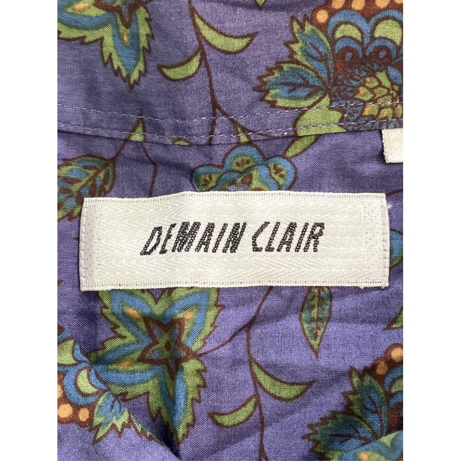 DEMAIN CLAIR シャツ/ブラウス L パープル コットン 花柄・ボタニカル柄 その他総柄 ミドル丈 半袖 レギュラーカラー レディース |  | 02