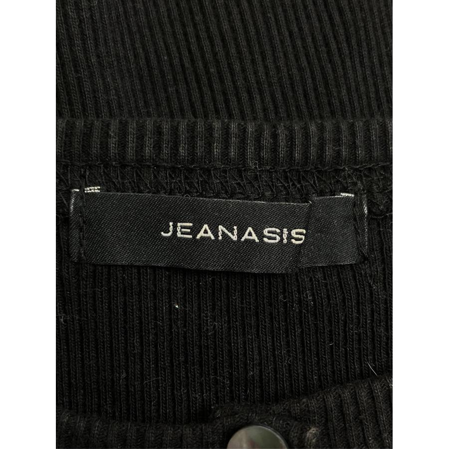 JEANASIS ジーナシス カーディガン/ボレロ F ブラック コットン 無地 ショート丈 ミドル丈 半端袖 半袖 レディース | JEANASIS | 02