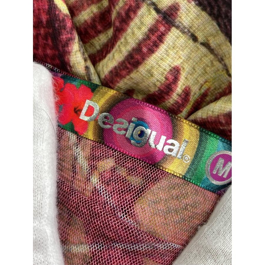 Desigual デシグアル ワンピース M ブラウン 花柄・ボタニカル柄 ブランドロゴ その他総柄 袖なし ショート・ミニ丈 タイト レディース | Desigual | 02