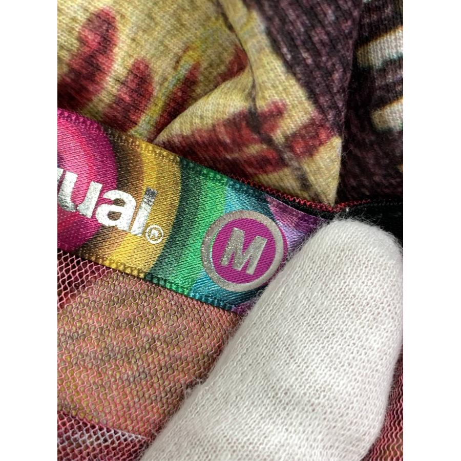 Desigual デシグアル ワンピース M ブラウン 花柄・ボタニカル柄 ブランドロゴ その他総柄 袖なし ショート・ミニ丈 タイト レディース | Desigual | 03