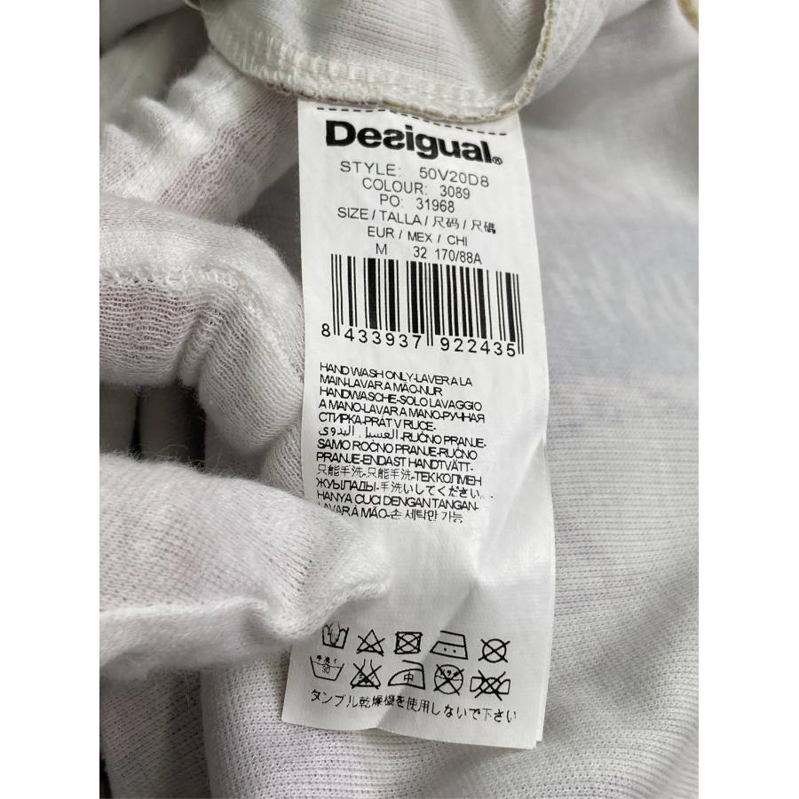 Desigual デシグアル ワンピース M ブラウン 花柄・ボタニカル柄 ブランドロゴ その他総柄 袖なし ショート・ミニ丈 タイト レディース | Desigual | 04