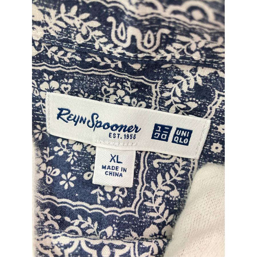 reyn spooner レインスプーナー シャツ/ブラウス XL ネイビー コットン その他総柄 ミドル丈 半袖 オープンカラー メンズ | reyn spooner | 02