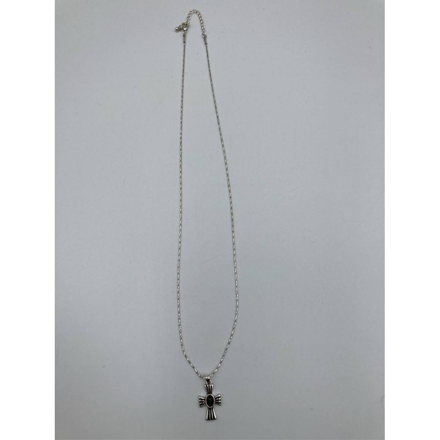 ネックレス シルバー クロスモチーフ その他金属 オニキス メンズ レディース | 