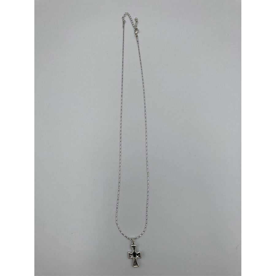 ネックレス シルバー クロスモチーフ その他金属 オニキス メンズ レディース |  | 01