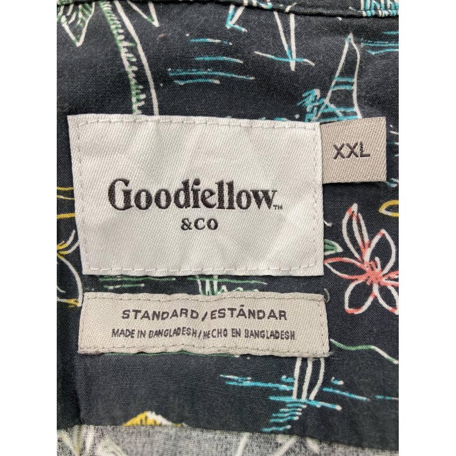 Goodiellow シャツ/ブラウス XXL ブラック 花柄・ボタニカル柄 その他総柄 ミドル丈 半袖 オープンカラー メンズ |  | 02