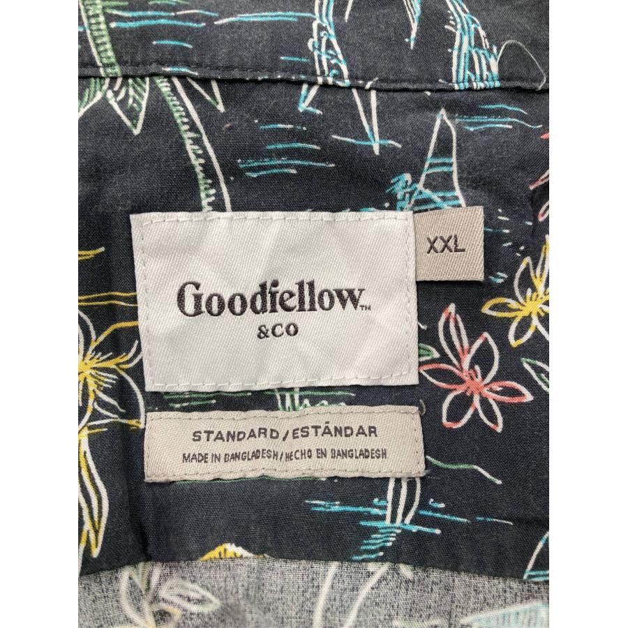 Goodiellow シャツ/ブラウス XXL ブラック 花柄・ボタニカル柄 その他総柄 ミドル丈 半袖 オープンカラー メンズ |  | 03