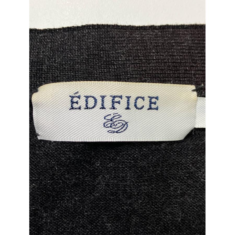 EDIFICE エディフィス カーディガン/ボレロ 42 ブラック ウール・ニット 無地 ミドル丈 長袖 メンズ | EDIFICE | 02