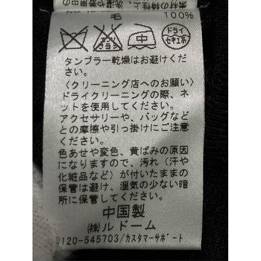 EDIFICE エディフィス カーディガン/ボレロ 42 ブラック ウール・ニット 無地 ミドル丈 長袖 メンズ | EDIFICE | 05