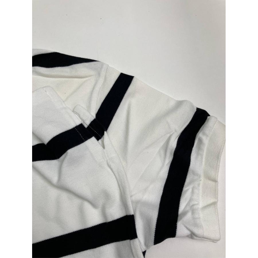 Polo by Ralph Lauren ポロバイラルフローレン ポロシャツ XL ホワイト ボーダー柄 ワンポイント ブランドロゴ 刺繍 メンズ |  | 06