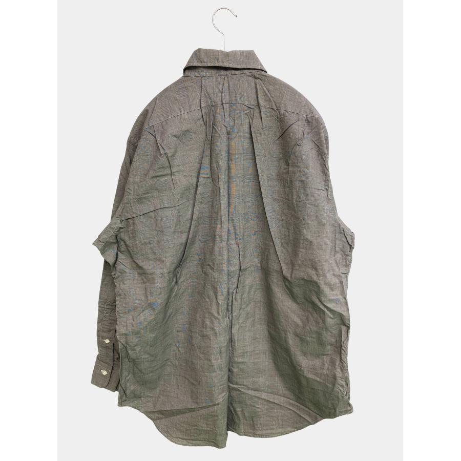 Polo by Ralph Lauren ポロバイラルフローレン ビジネスシャツ 42-84 グレー コットン チェック柄 長袖 メンズ |  | 01