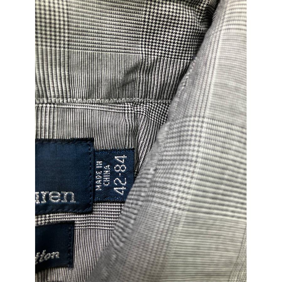 Polo by Ralph Lauren ポロバイラルフローレン ビジネスシャツ 42-84 グレー コットン チェック柄 長袖 メンズ |  | 03