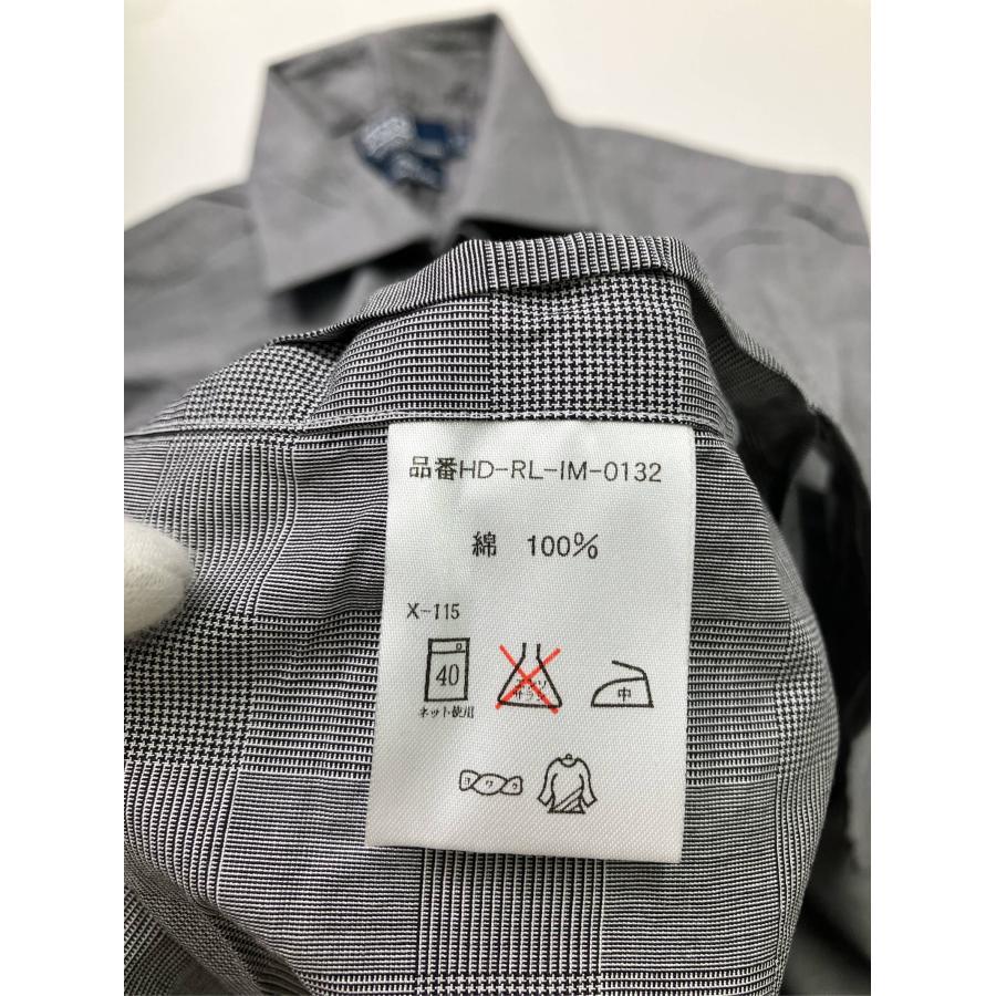 Polo by Ralph Lauren ポロバイラルフローレン ビジネスシャツ 42-84 グレー コットン チェック柄 長袖 メンズ |  | 04