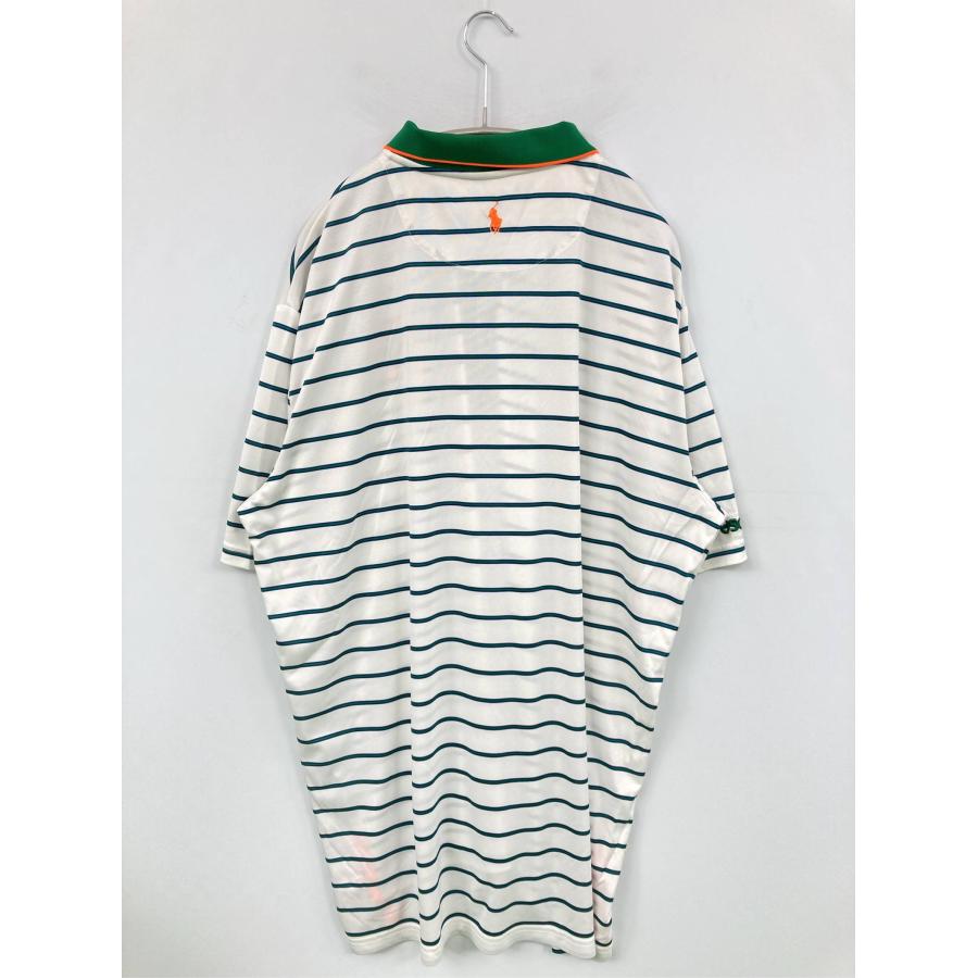POLO GOLF RALPH LAUREN ポロゴルフラルフローレン ポロシャツ XL ホワイト ボーダー柄 ワンポイント ブランドロゴ メンズ |  | 01