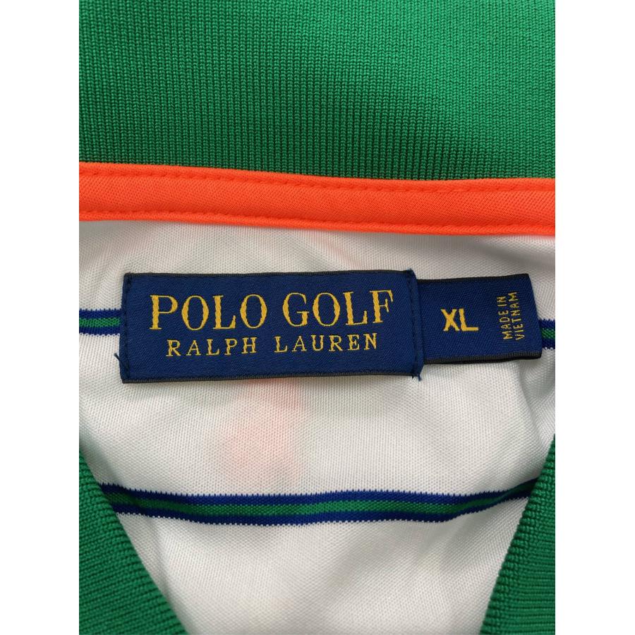 POLO GOLF RALPH LAUREN ポロゴルフラルフローレン ポロシャツ XL ホワイト ボーダー柄 ワンポイント ブランドロゴ メンズ |  | 02